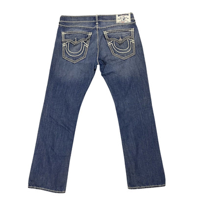 True Religion jeans vintage Straight denim Mega T stitching