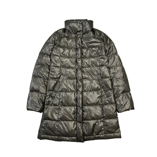 Jil Sander Uniqlo brown down jacket puffer long coat
