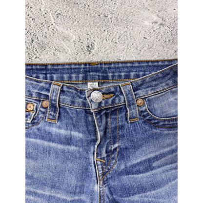 True Religion mini shorts blue vintage Y2K