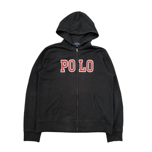 Polo Ralph Lauren zip hoodie red big logo sweatshirt Y2K