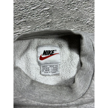 Nike vintage sweatshirt big logo crewneck grey spell out 90s