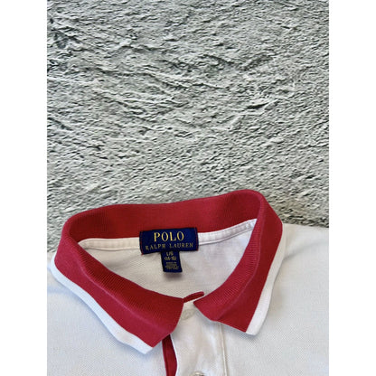 Chief Keef Polo Ralph Lauren Japan white red polo small pony