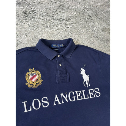 Chief Keef Polo Ralph Lauren Los Angeles vintage shirt navy