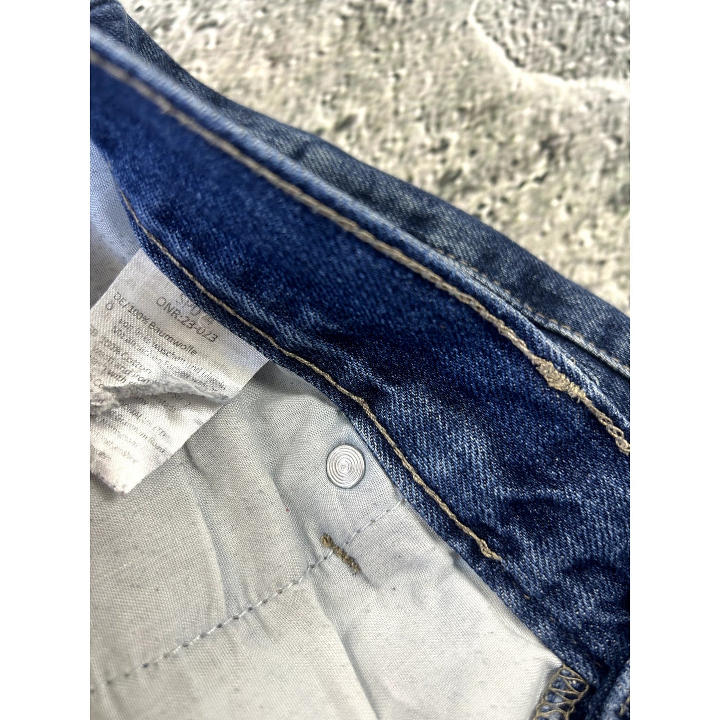 Southpole jeans Y2K big logo blue embroidery