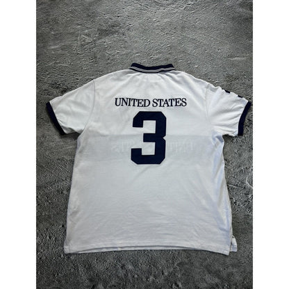 Chief Keef Polo Ralph Lauren vintage white USA T-shirt