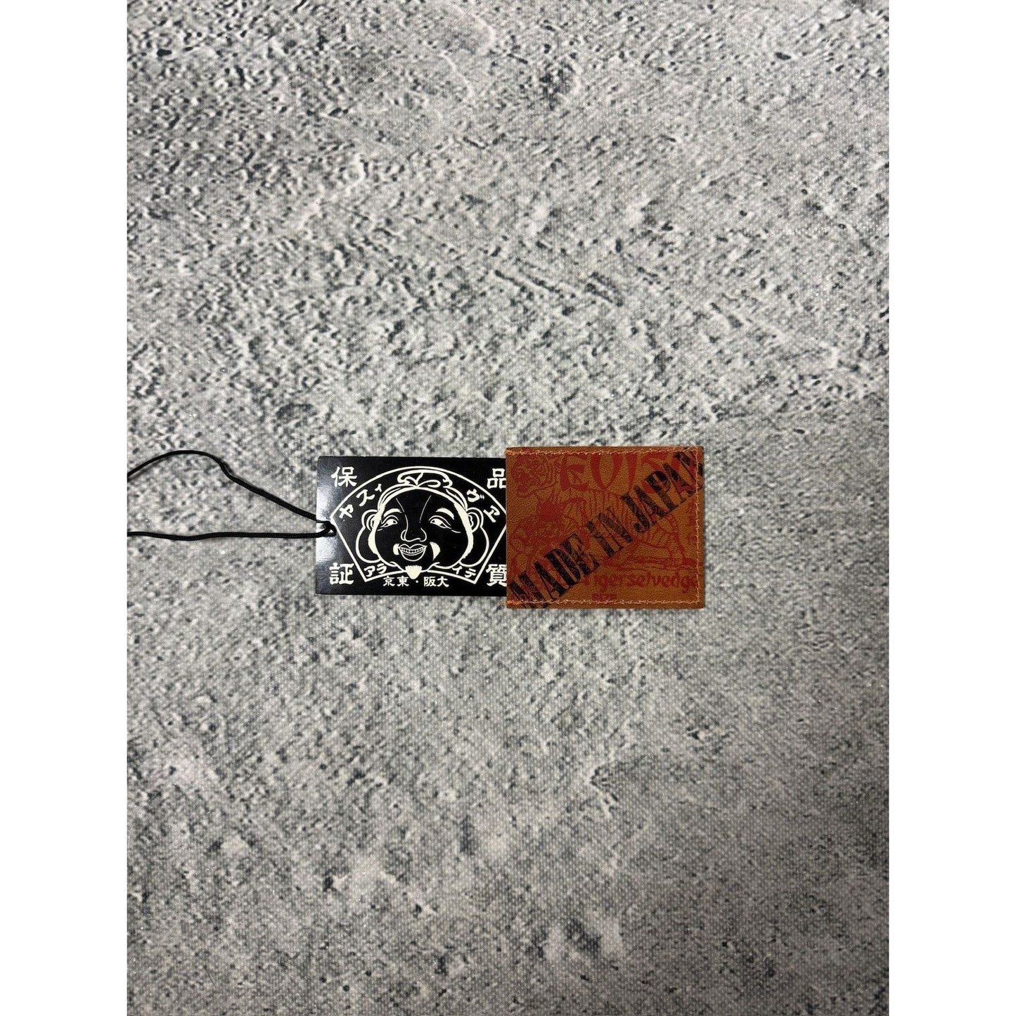 Evisu Rare Cardholder Made in Japan Leather Mini Wallet