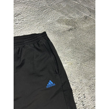 Adidas vintage black blue track pants small logo 2000s