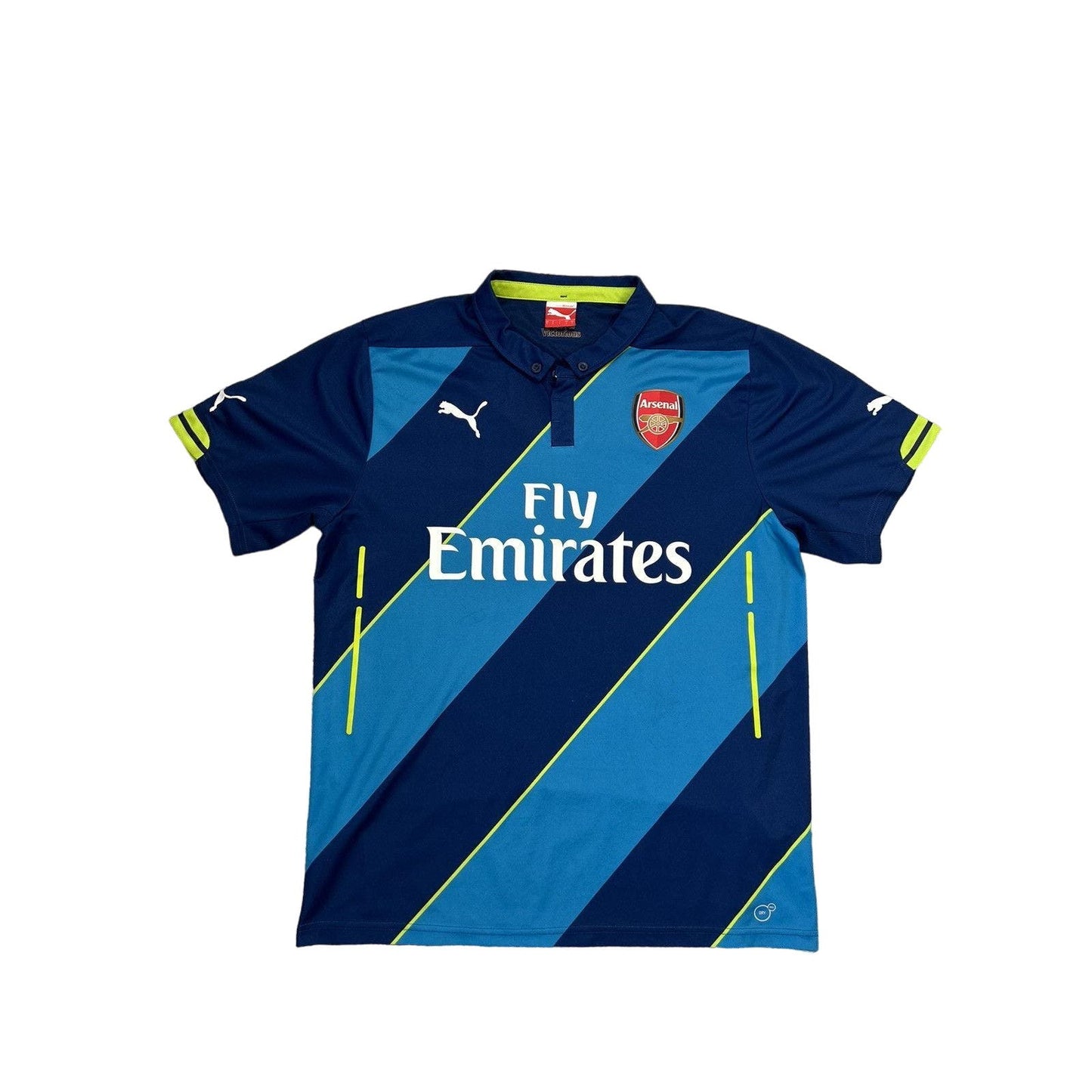 Arsenal Puma 2014 2015 vintage football jersey shirt blue