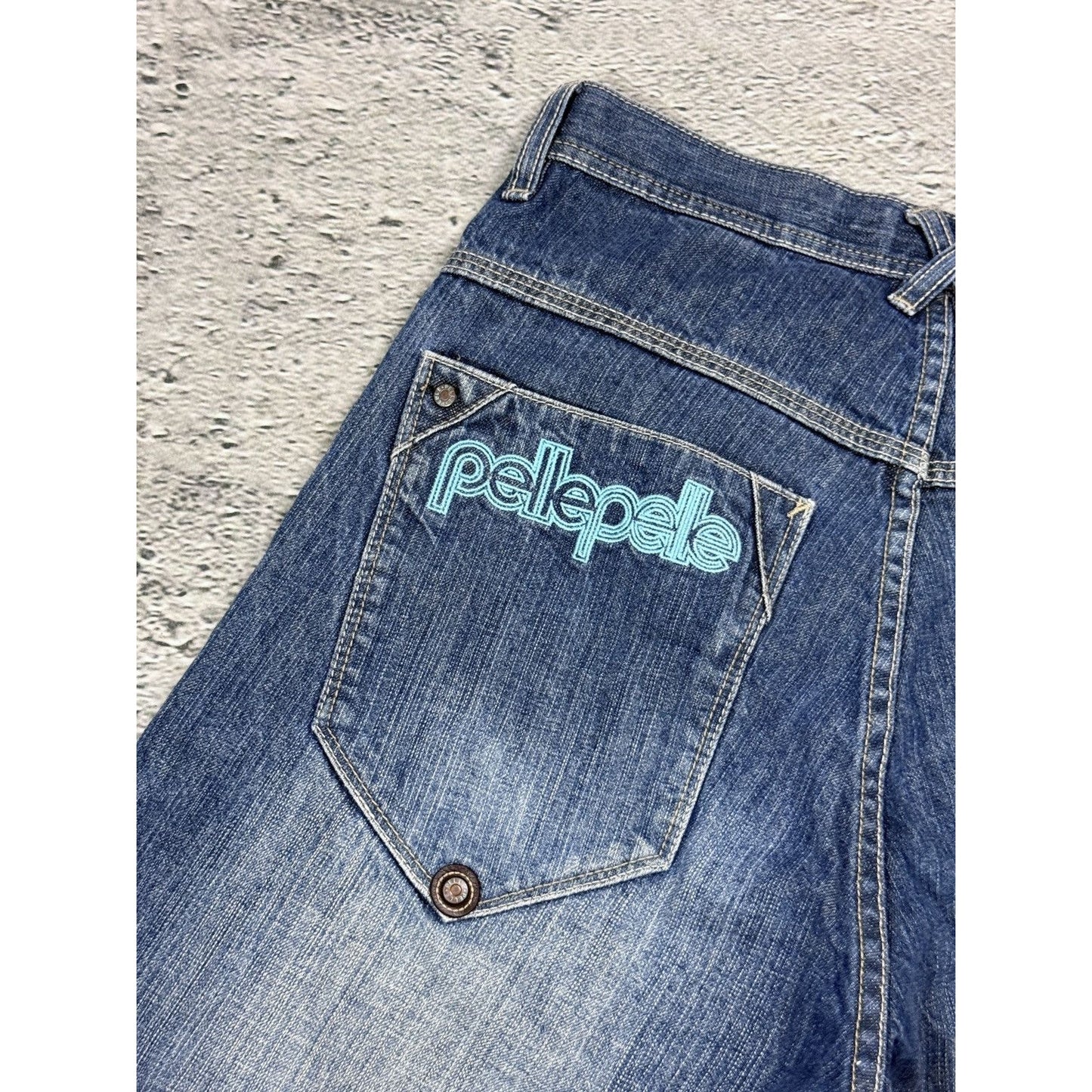 Pelle Pelle vintage jorts shorts denim jeans