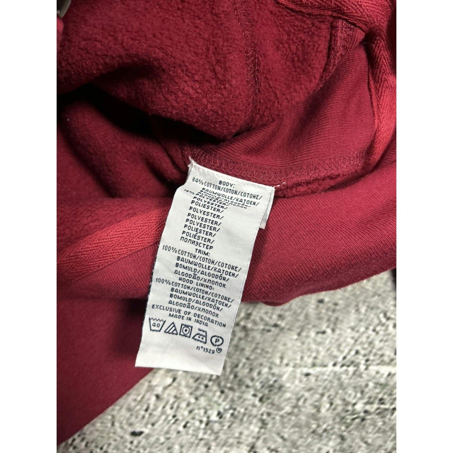 Polo Ralph Lauren zip hoodie red sweatshirt