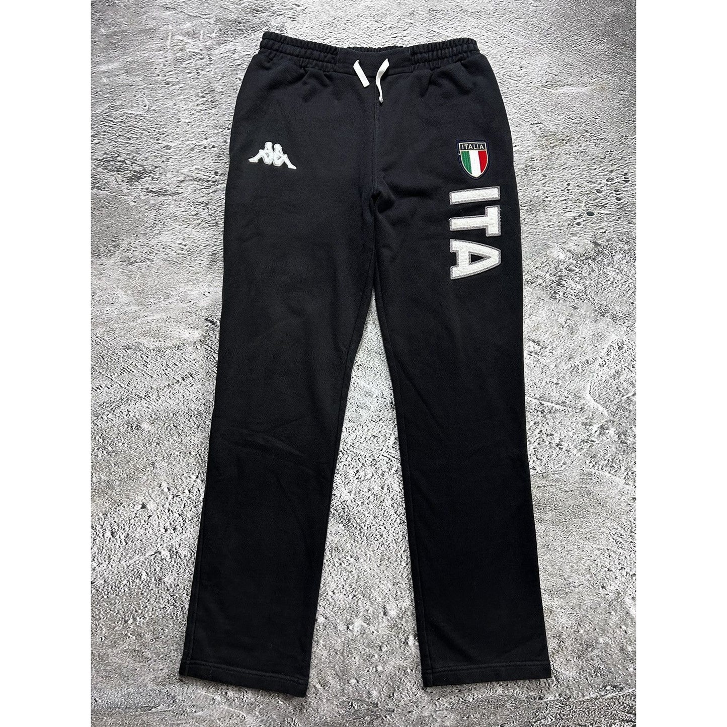 Kappa Italy vintage track suit zip sweatshirt black