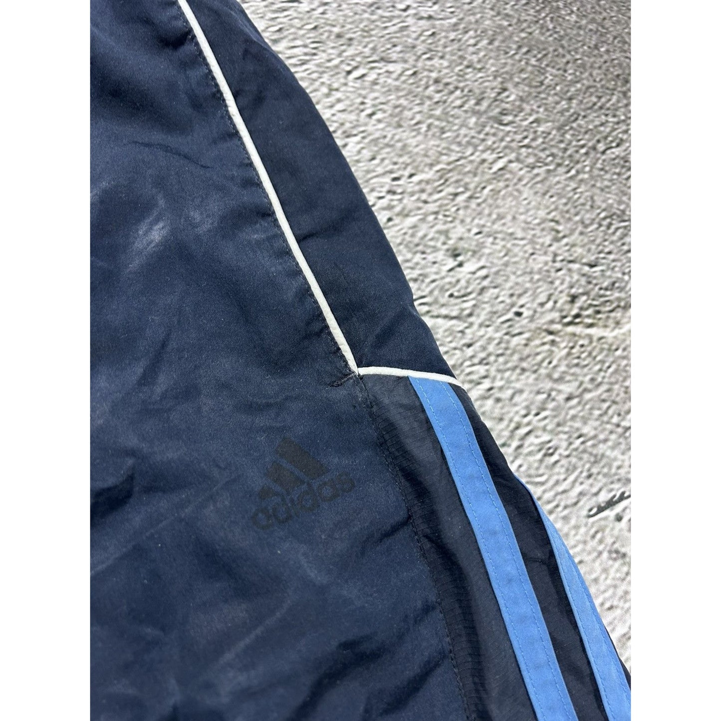 Adidas vintage navy track pants small logo 2000s