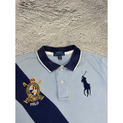 Chief Keef Polo Ralph Lauren T-shirt vintage baby blue navy