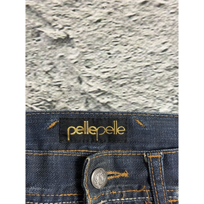 Pelle Pelle vintage navy blue jeans Y2K baggy denim big logo