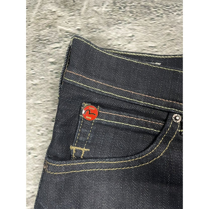 Evisu x Puma vintage navy skirt black seagulls Y2K