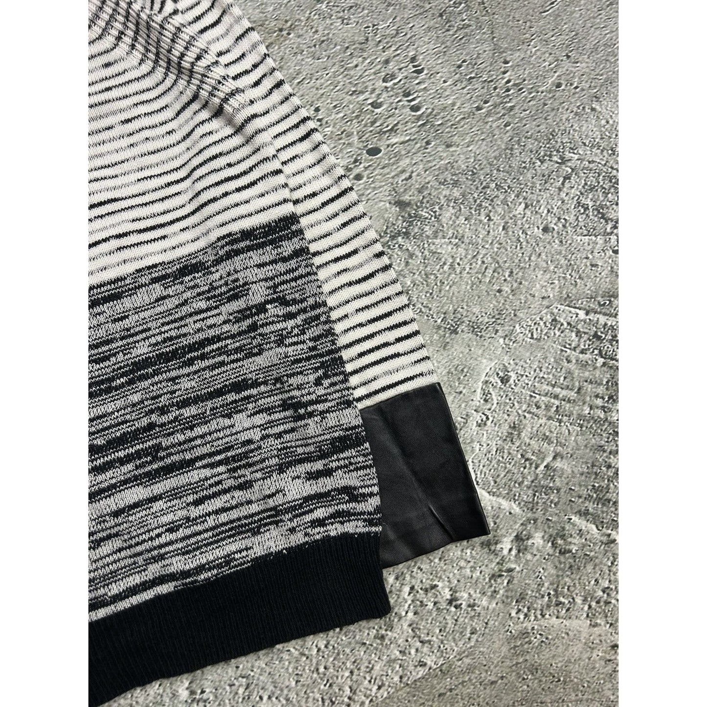 Claudie Pierlot cardigan sweater white black striped