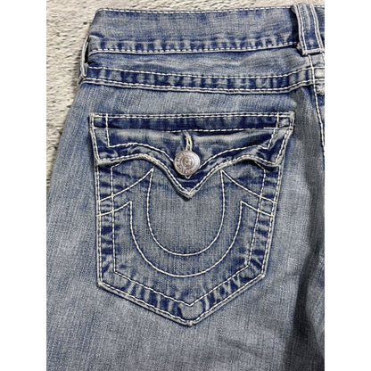 True Religion Joey jeans vintage denim pants flared blue