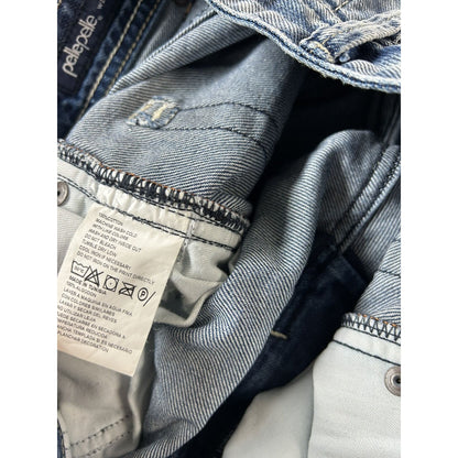 Pelle Pelle vintage stone washed blue jeans Y2K baggy denim