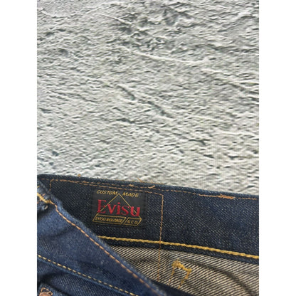 Evisu multipocket jeans front logo rare sample black