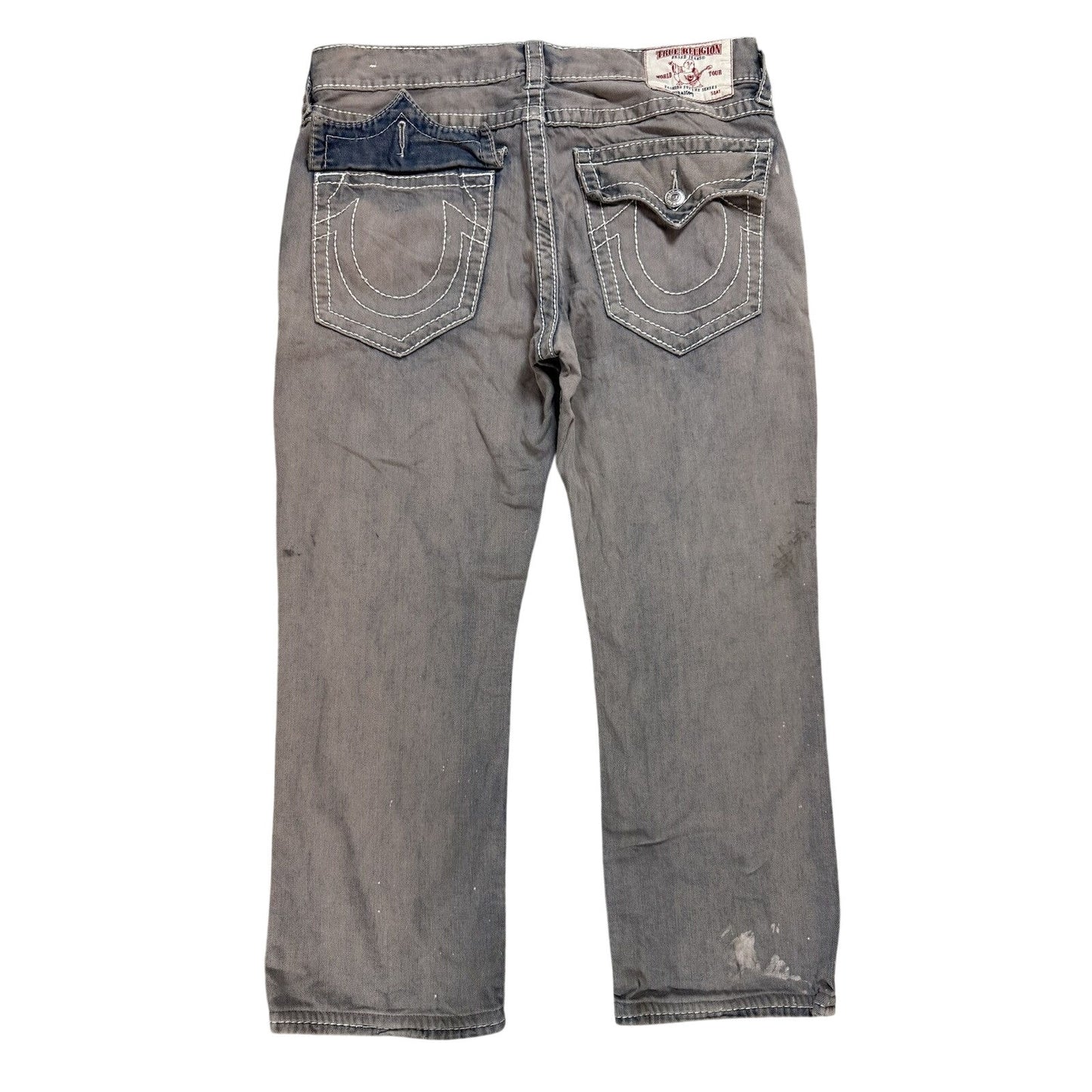 True Religion jeans vintage denim pants washed bleached
