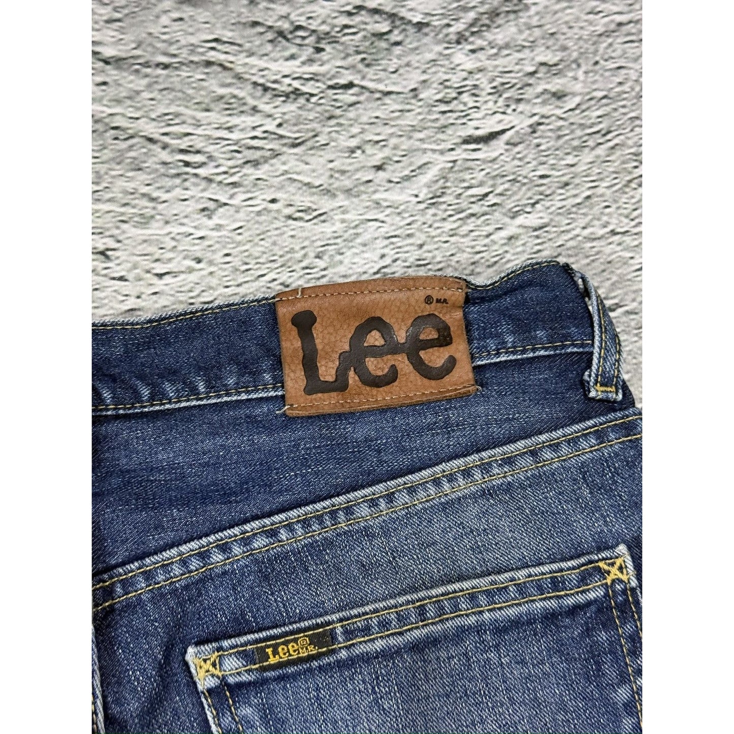 Lee flared bootcut jeans denim pants Y2K washed
