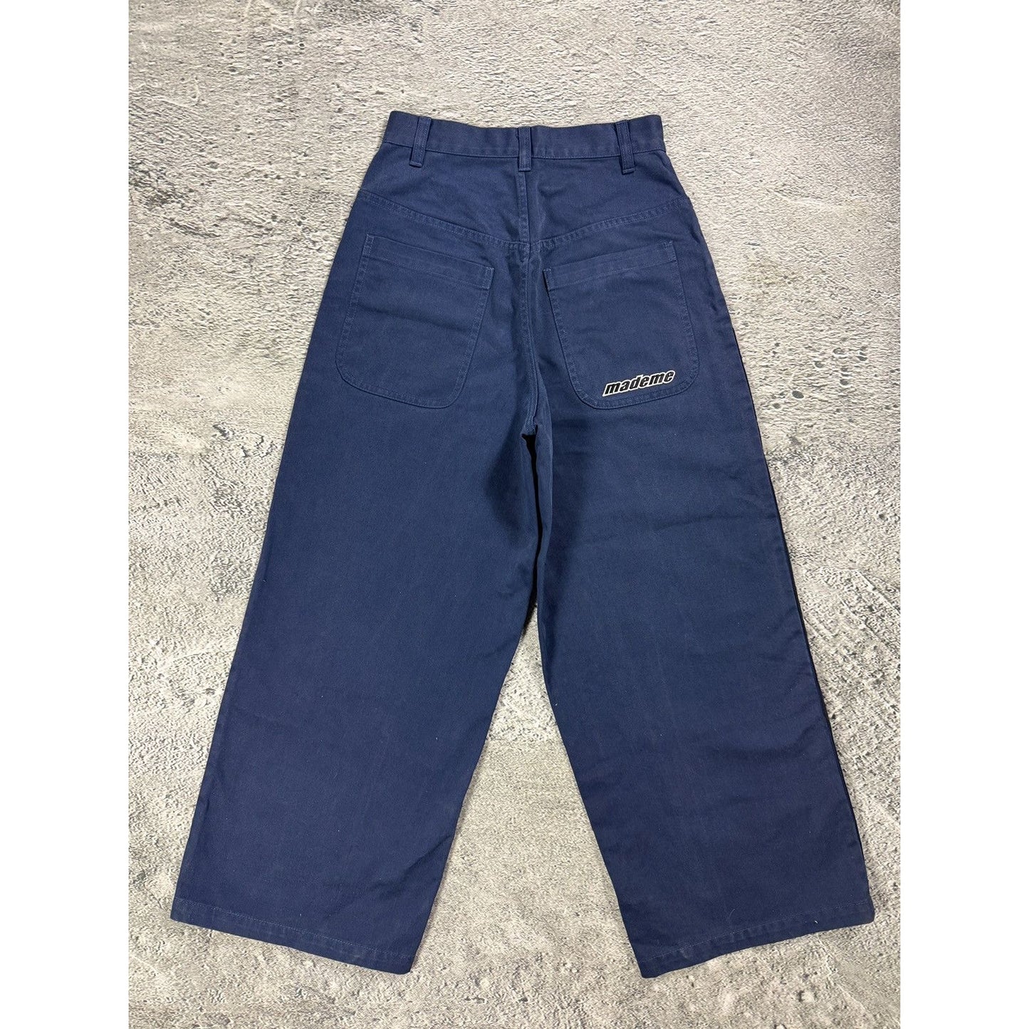 MadeMe baggy pants wideleg chino pants navy