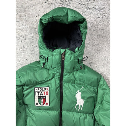 Chief Keef Polo Italy Ralph Lauren Puffer Down Jacket green