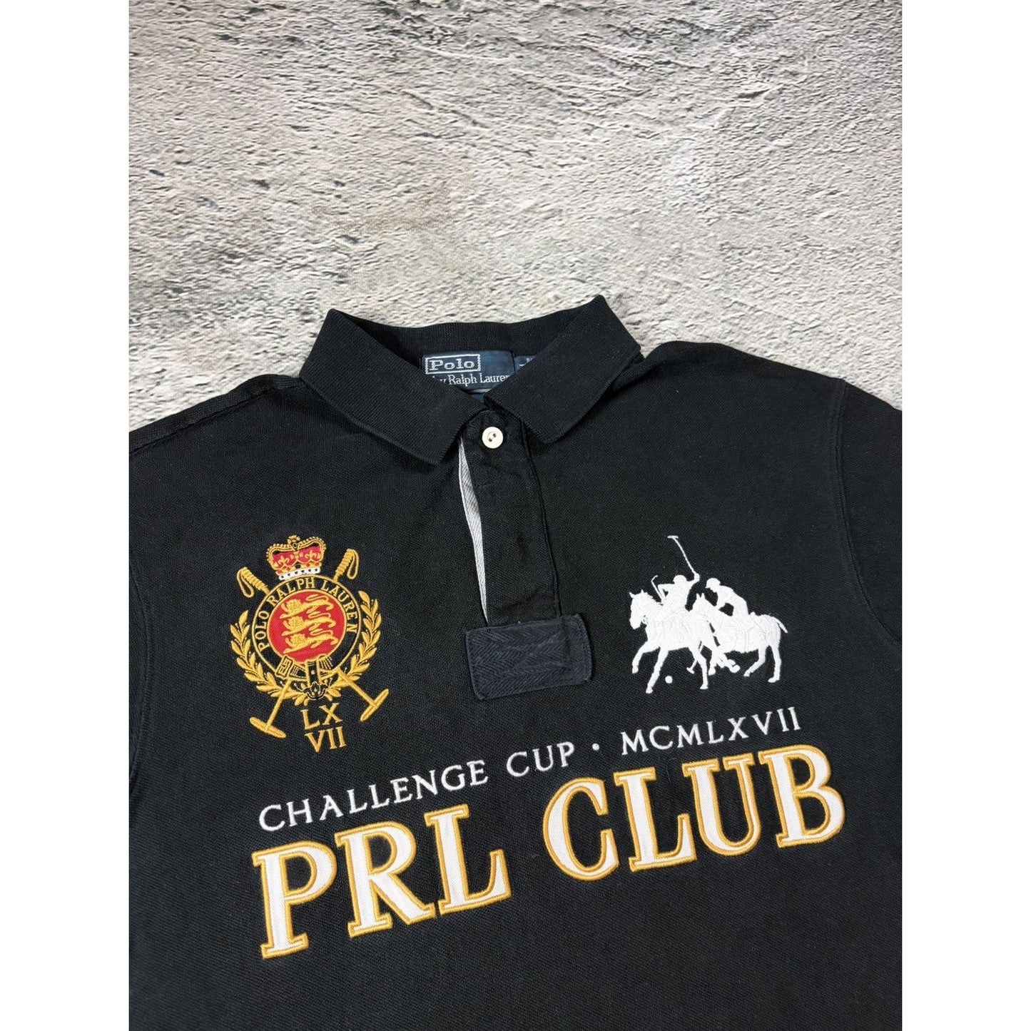 Chief Keef Polo Ralph Lauren Black PRL Club Double Big Pony