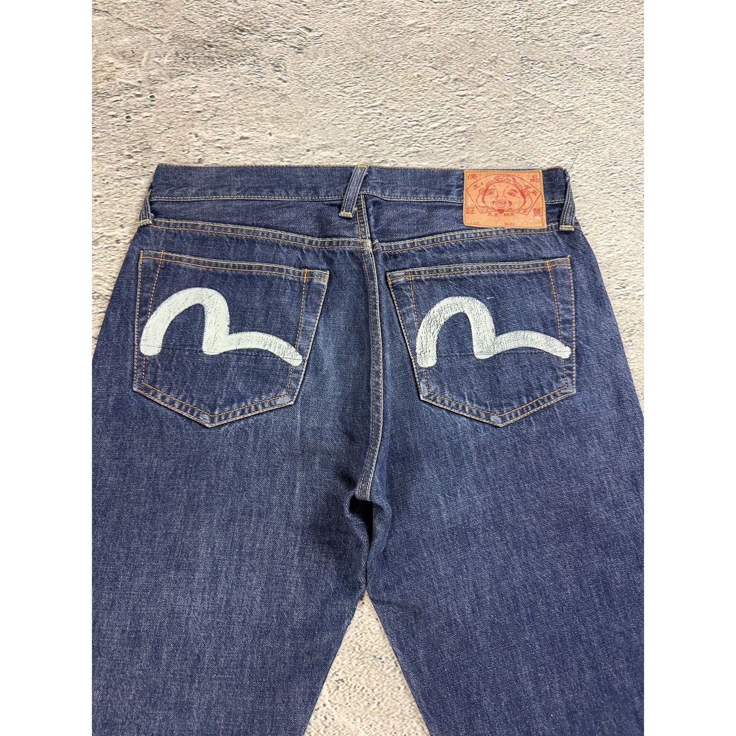Evisu jeans vintage seagull logo selvedge