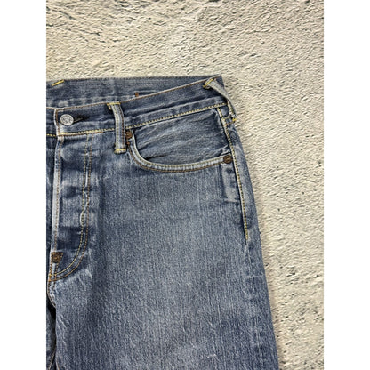 Evisu jeans vintage embroidery seagull logo selvedge denim