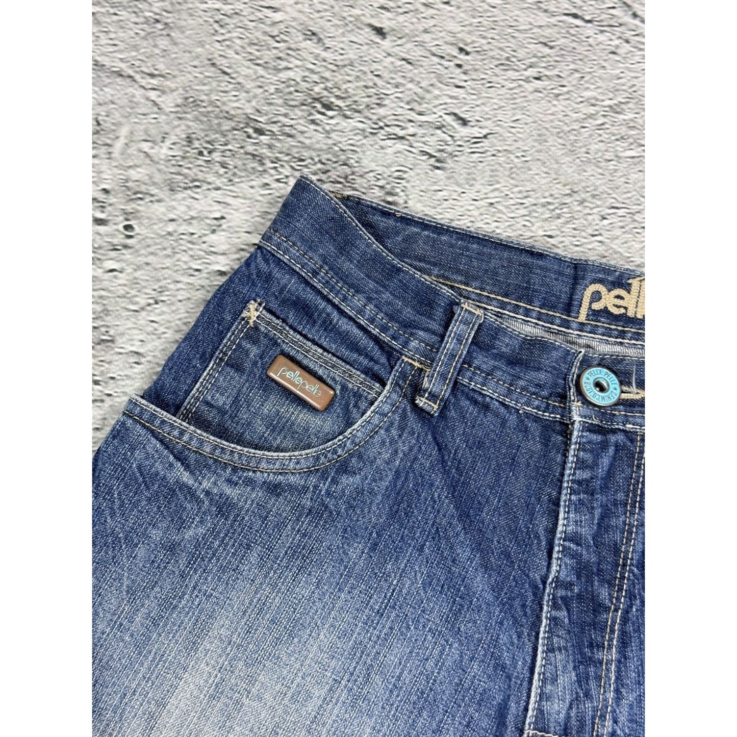 Pelle Pelle vintage jorts shorts denim jeans