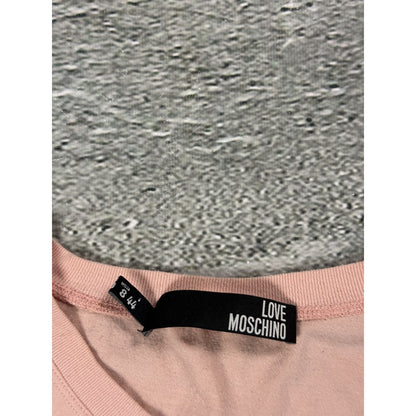 Love Moschino Pink Hipster Top T-shirt