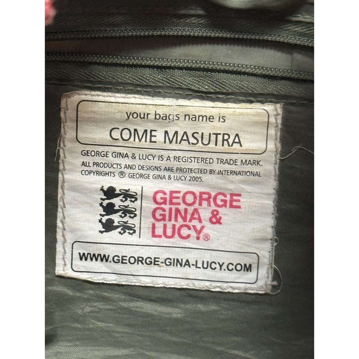 George Gina & Lucy Y2K pattern GGL Come Masutra