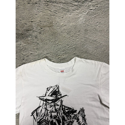 Supreme x Yohij Yamamoto scribble Portrait t-shirt