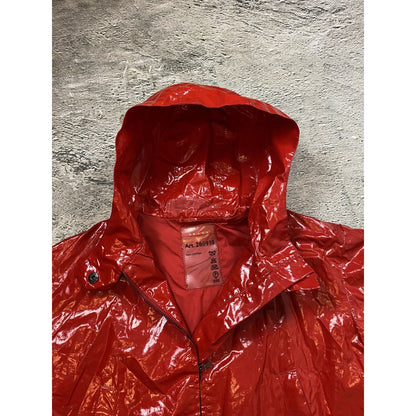 Prada jacket red raincoat 2008