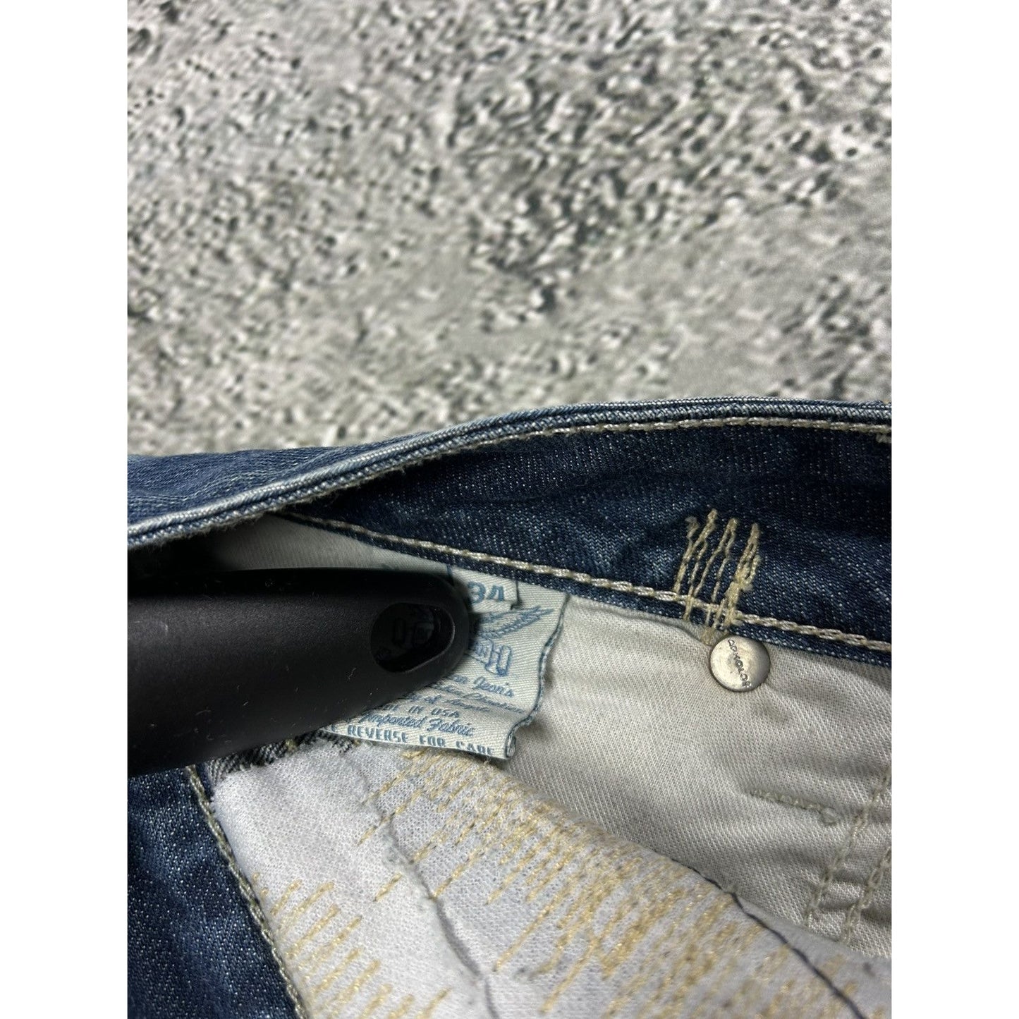 Robins jeans blue jeans straight Y2K blue brown