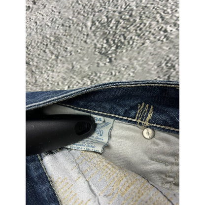 Robins jeans blue jeans straight Y2K blue brown