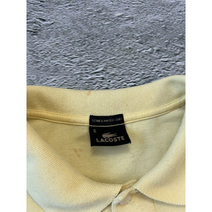 Lacoste polo t-shirt yellow Serie Limitee Gold Limited