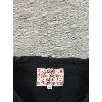 Evisu plain black t-shirt vintage basic