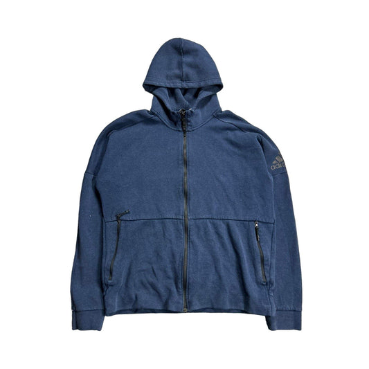 Adidas zip hoodie tech fleece navy