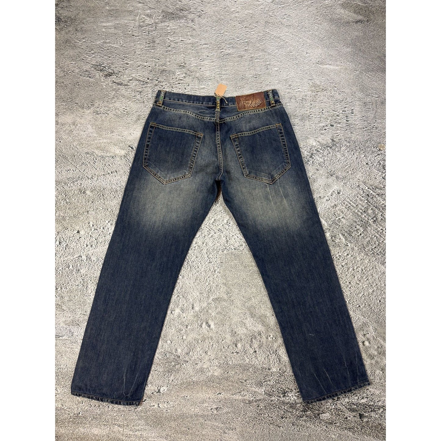 Ed Hardy Christian Audigier vintage jeans big logo pants 420