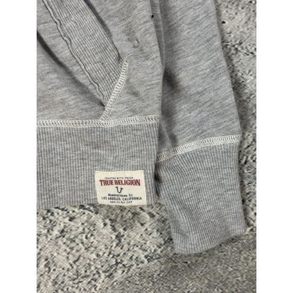 True Religion zip hoodie big logo vintage skulls Y2K