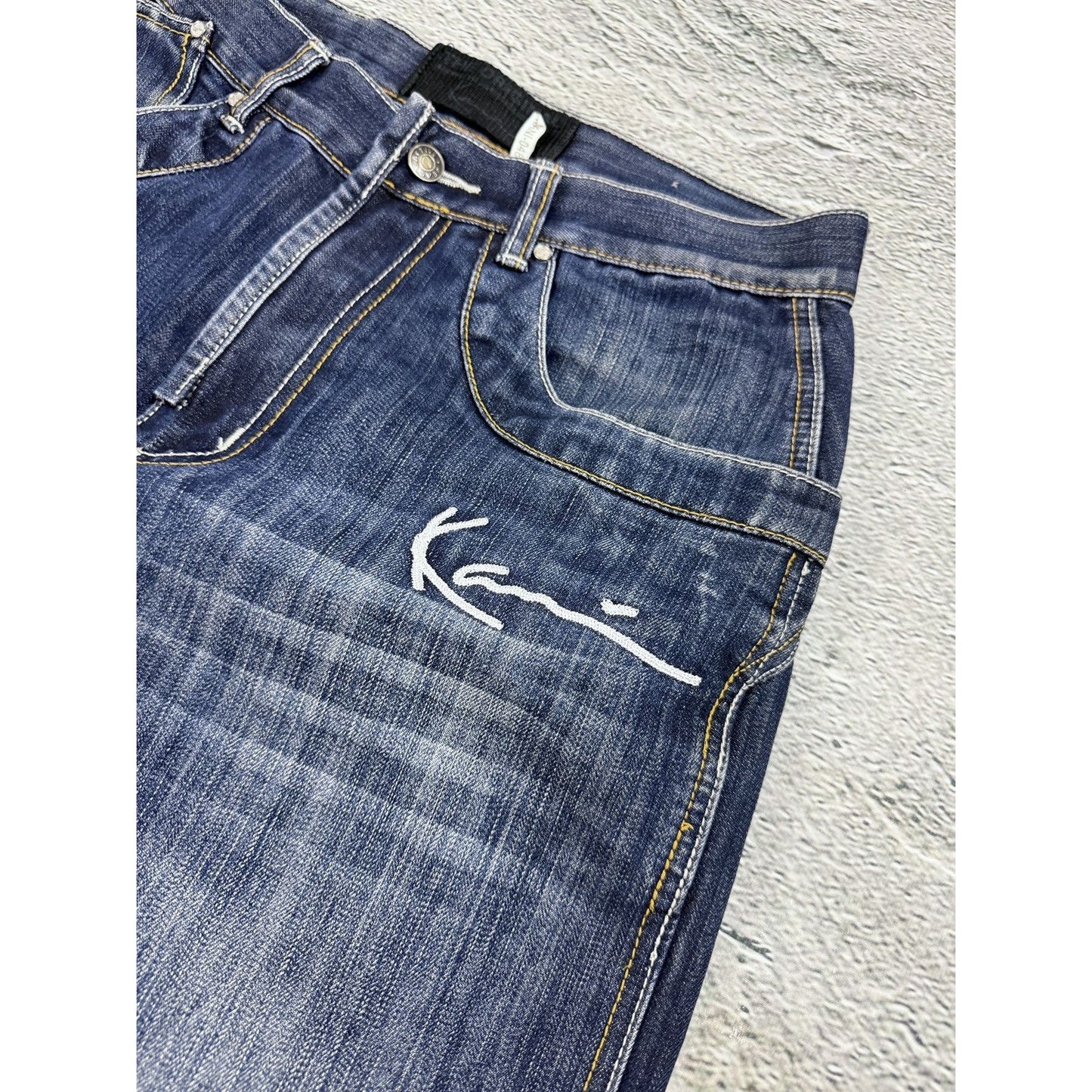 Karl Kani jeans vintage blue baggy Y2K
