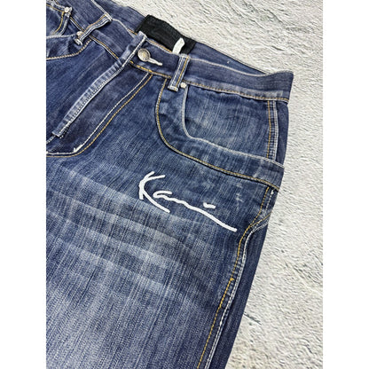 Karl Kani jeans vintage blue baggy Y2K