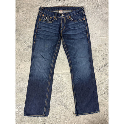 True Religion jeans vintage Ricky denim pants blue big logo