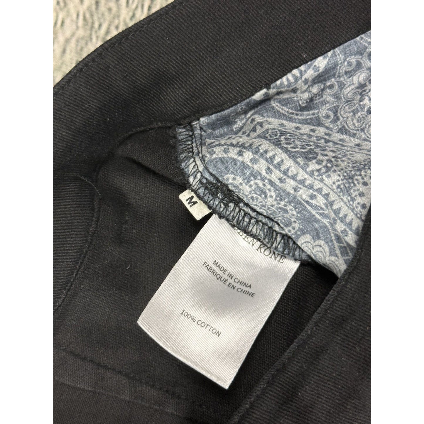 Ruben Kone Avant Garde Cargo strap pants black