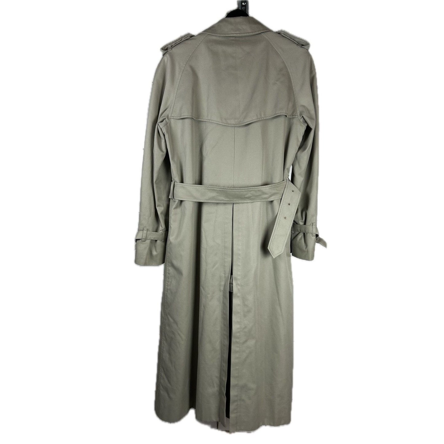 Burberrys trench coat beige wool lining vintage nova check