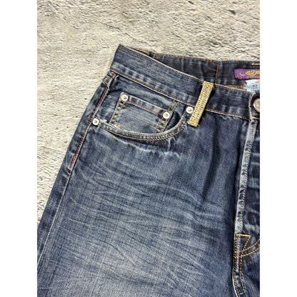 Ed Hardy vintage jeans skull embroidered big logo pants