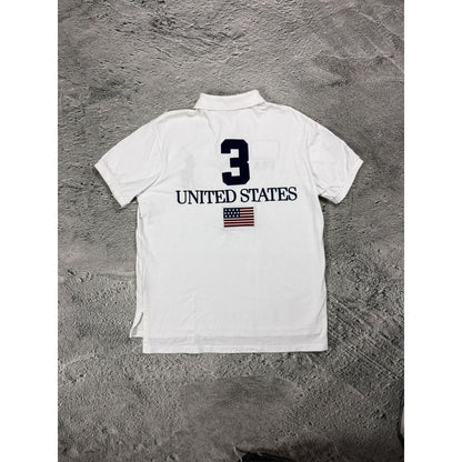 Chief Keef Polo Ralph Lauren white USA polo T-shirt