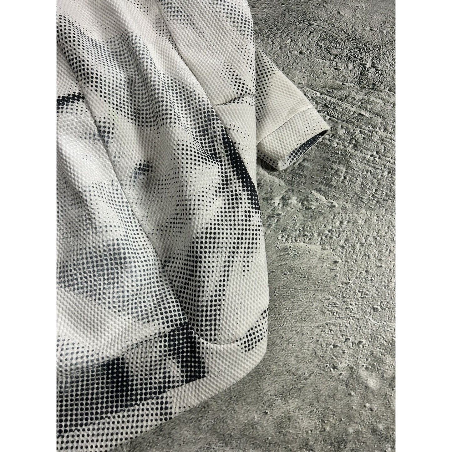 Rundholz Dip jacket hooded oversized black and white